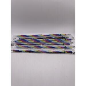 Starbucks Rainbow Reusable Straw For Cold Beverages 2024 Lot Of 7 NEW